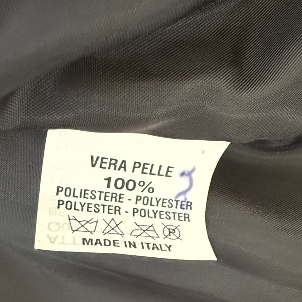 Vera Pelle Women's Black Leather Jacket - Picture 11 of 11